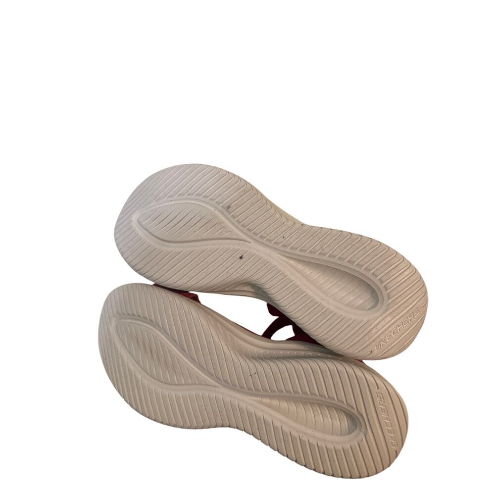 Skechers Ultra Flex 3.0 Feelin Pretty Slip-ins Sandals Women's 9 Red W - Picture 5 of 5